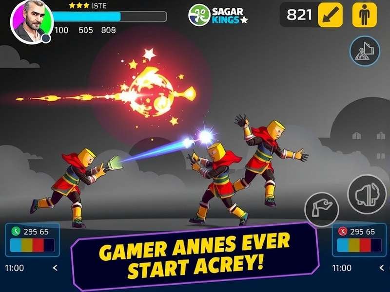 Sagar Strike Kings Gameplay Screenshot